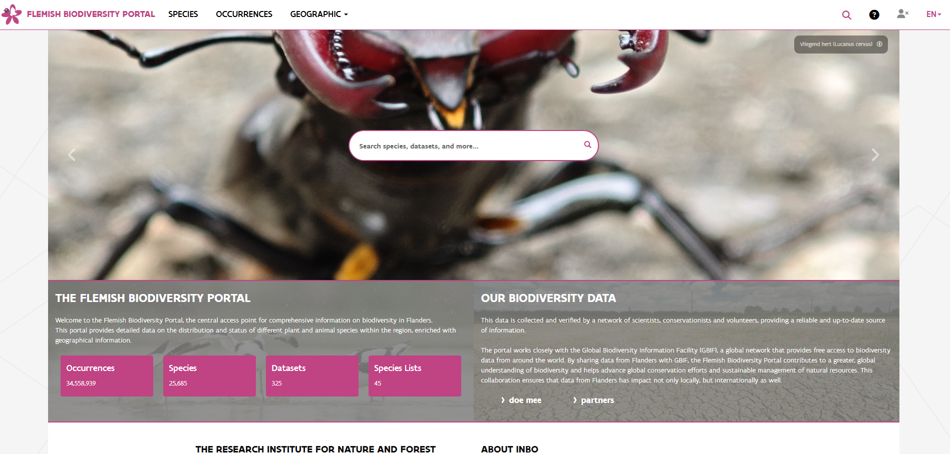 Flanders launches its Flemish Biodivrsity Portal